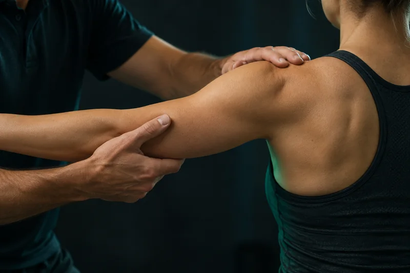 KI-generiertes Symbolbild: Physiotherapeutische Betreuung – Symbolbild